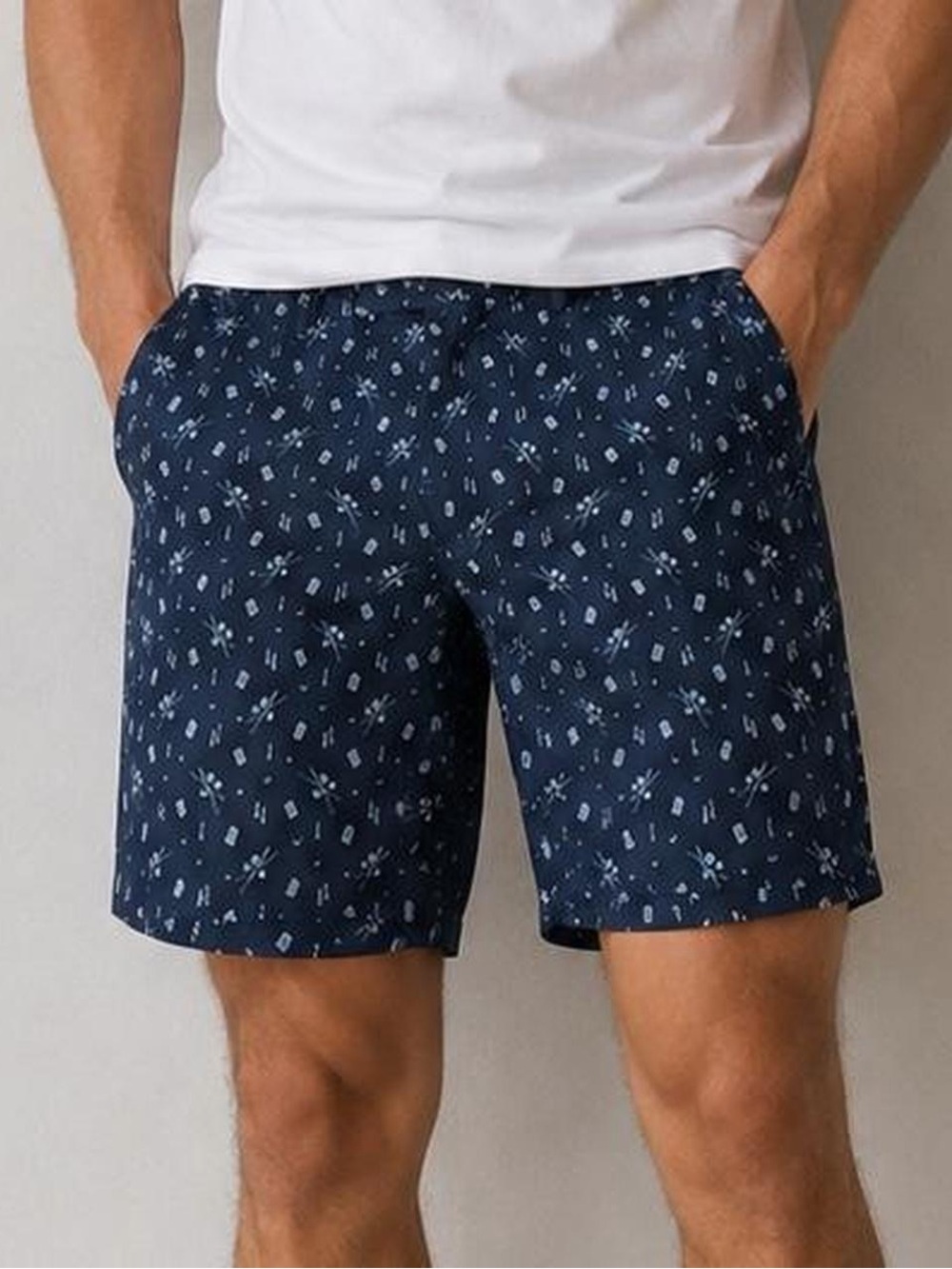 NWT RLX Ralph Lauren Tailored Fit Golf Shorts Navy Print Size 38